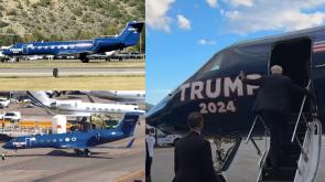 Trump campaign using Epstein’s old plane