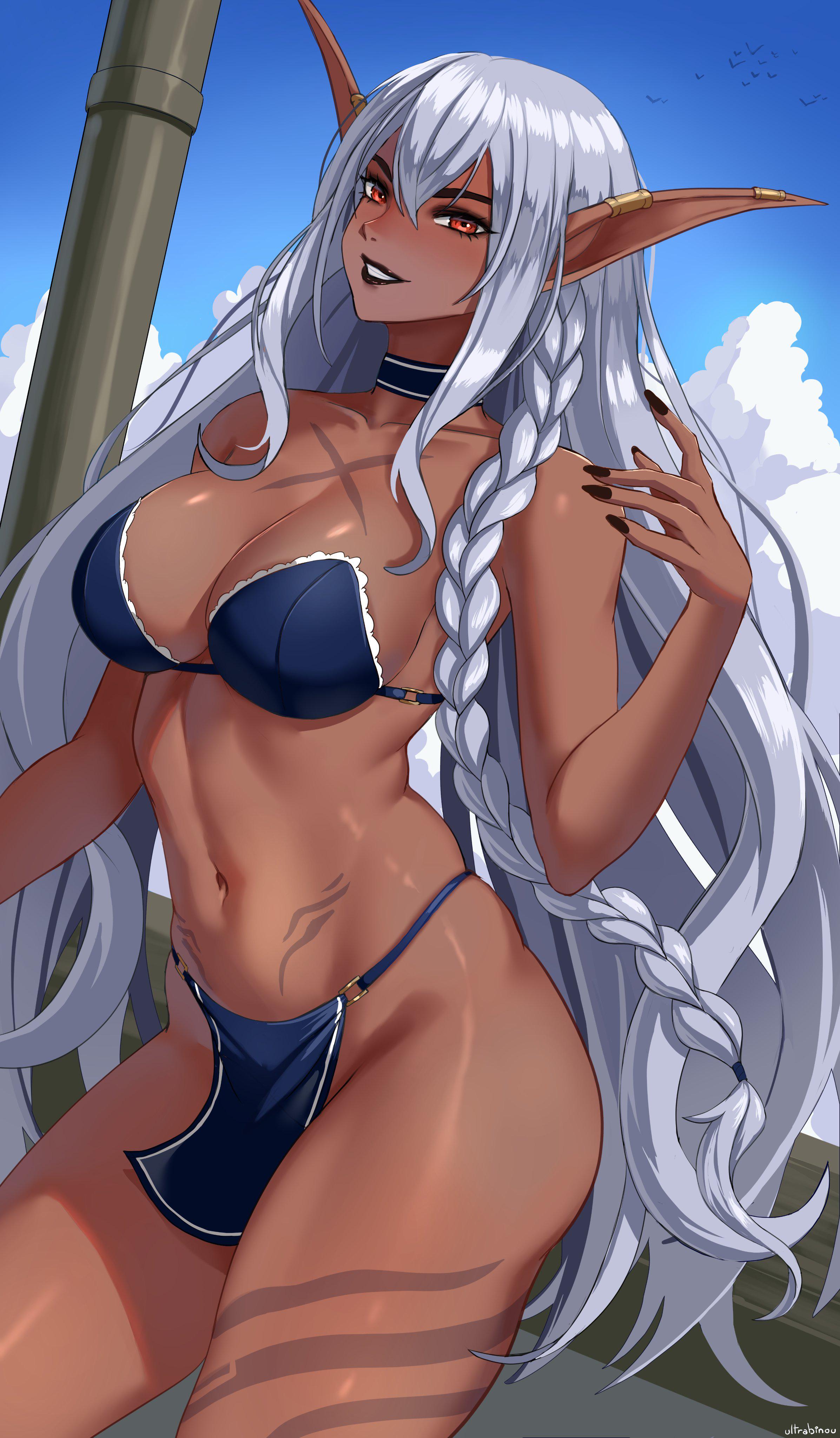 Dark Elf Girl [Original] free hentai porno, xxx comics, rule34 nude art at  HentaiLib.net