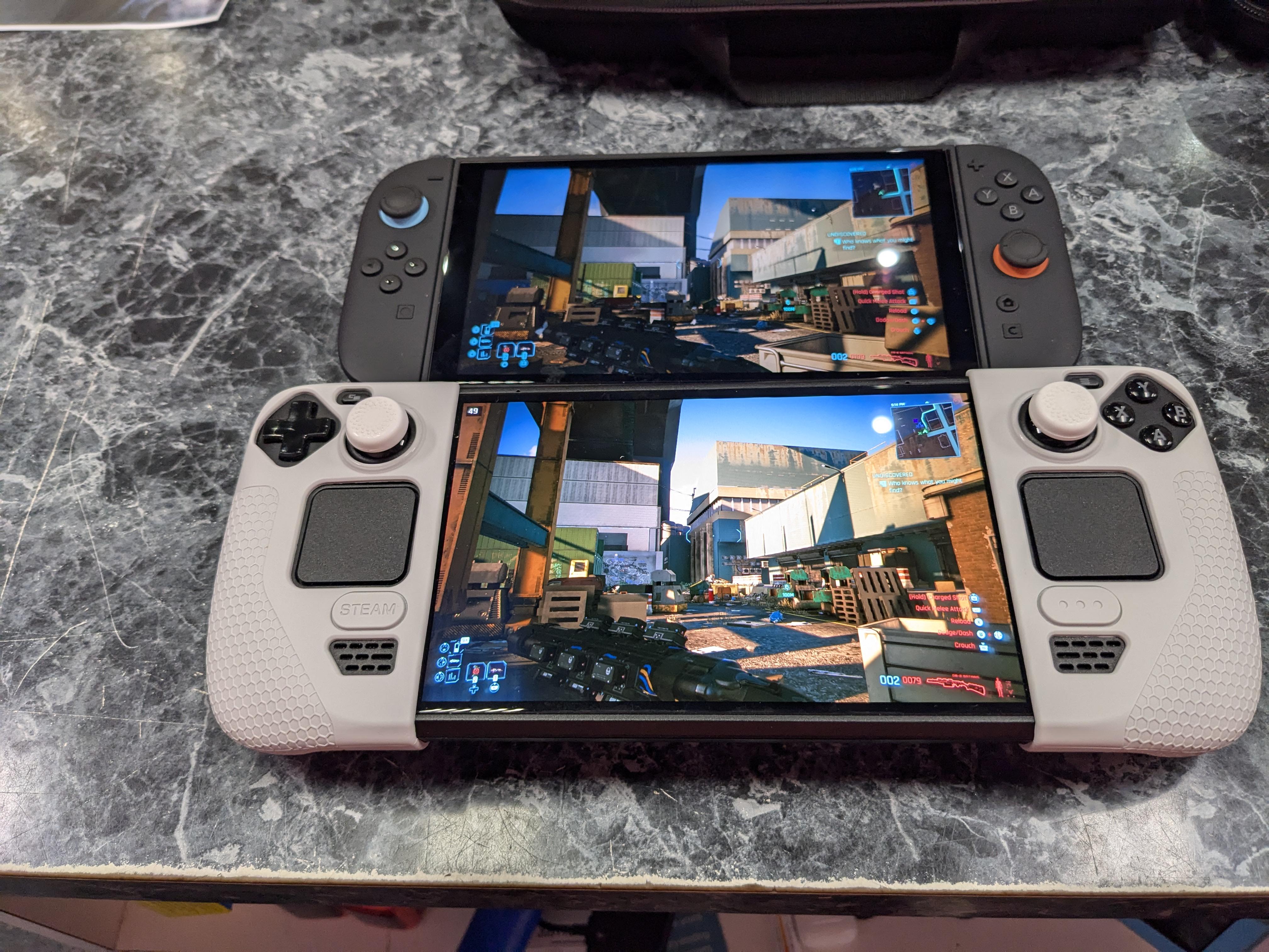 Гайд Steam Deck 2025: скриншот Cyberpunk 2077 на OLED