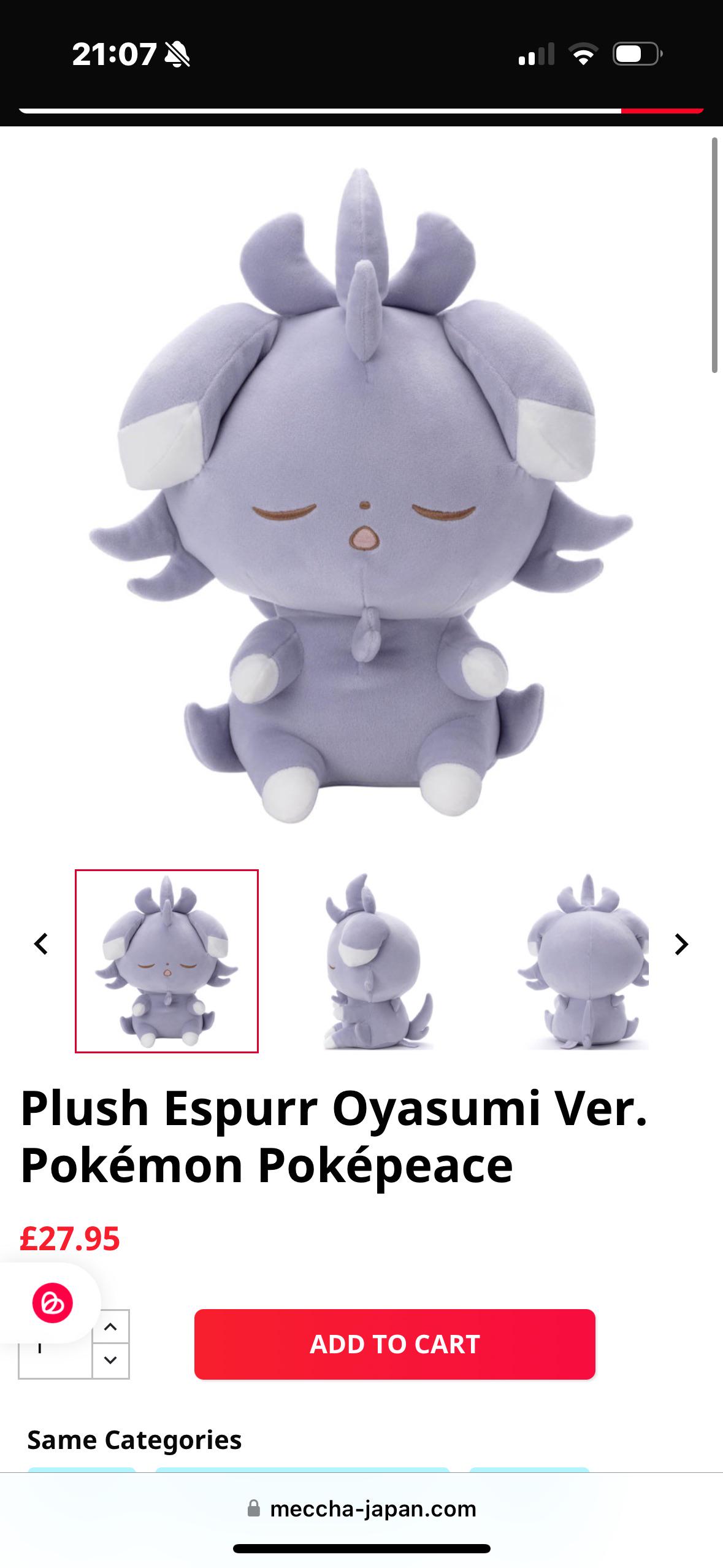 espurr pokepeace plush : rpokeplush