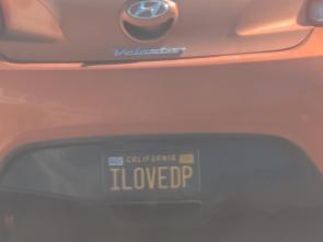I just found a car that had this as the license plate