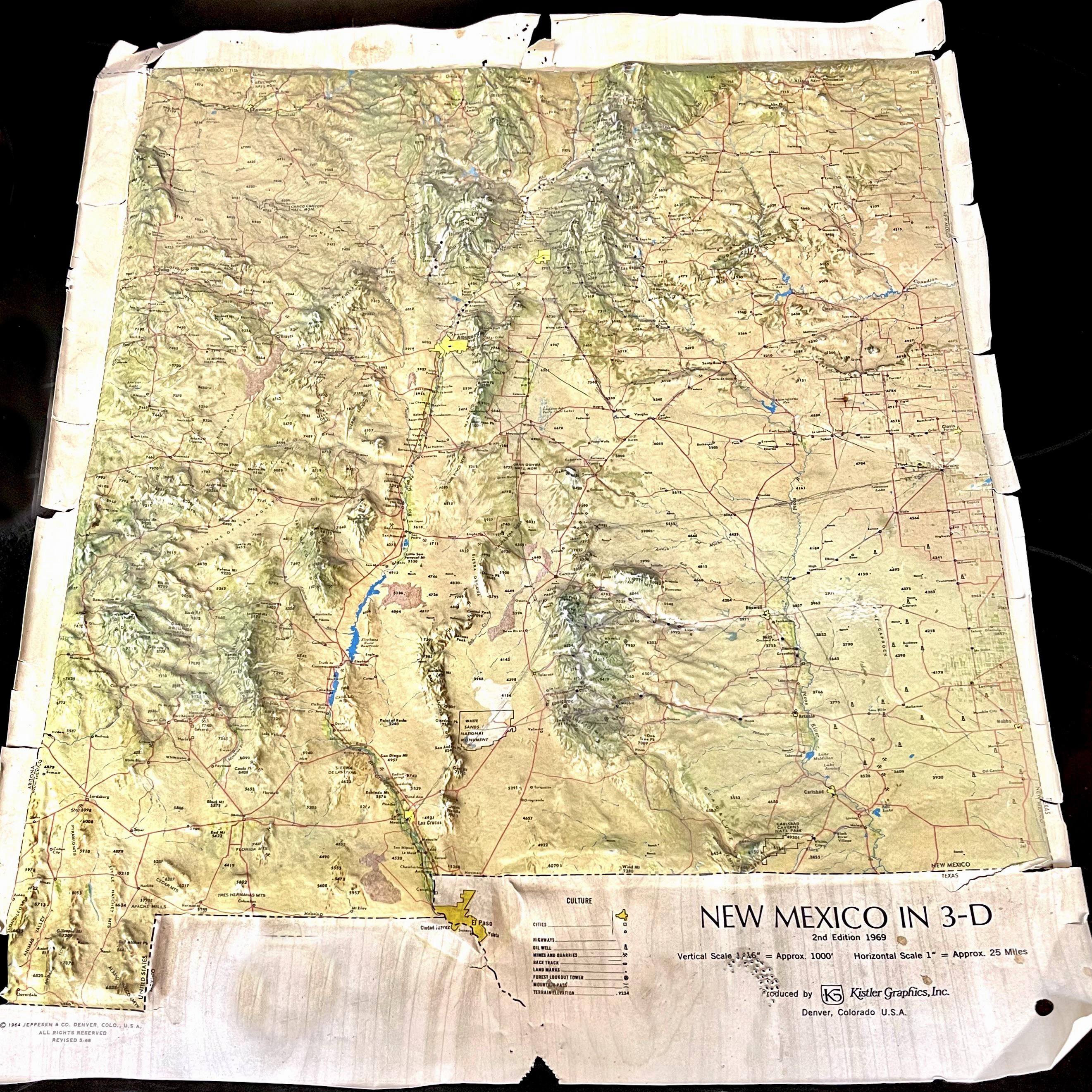 New Mexico Major Mountain Ranges Map New Mexico Map Guide Of The 