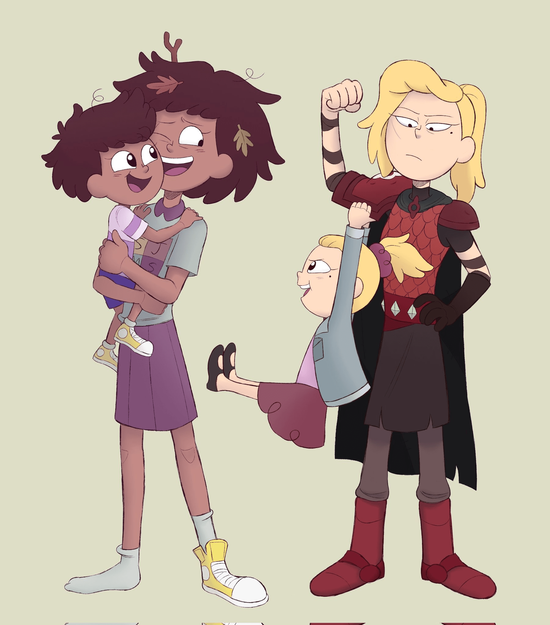 jopajopovna1] Anne and Sasha meeting their younger selves : ramphibia