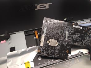 CMOS battery of an AIO is at the back of the mainboard to make you suffer. Device won’t start with an empty battery at all.