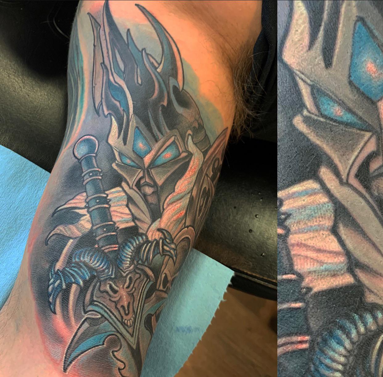Just Got My Lich King Tattoo Finished! : R/Wow 1224_x_1242_jpg