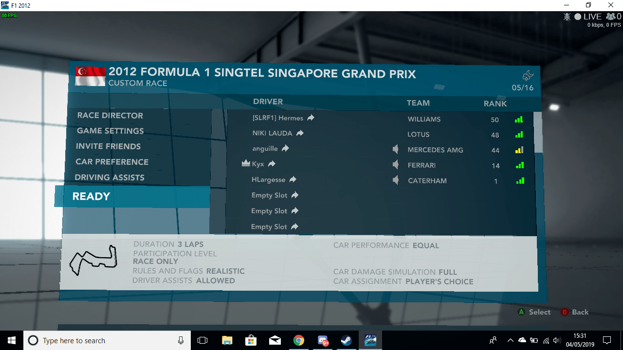 Good To See F1 2012 Still Has Working Multiplayer Servers