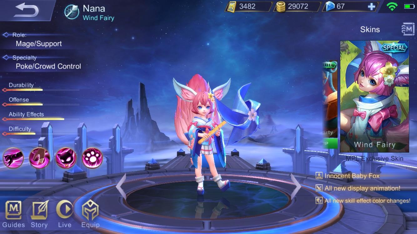Wallpaper for mobile legends, hd . Wallpaper Hero Nana Mobile Legends