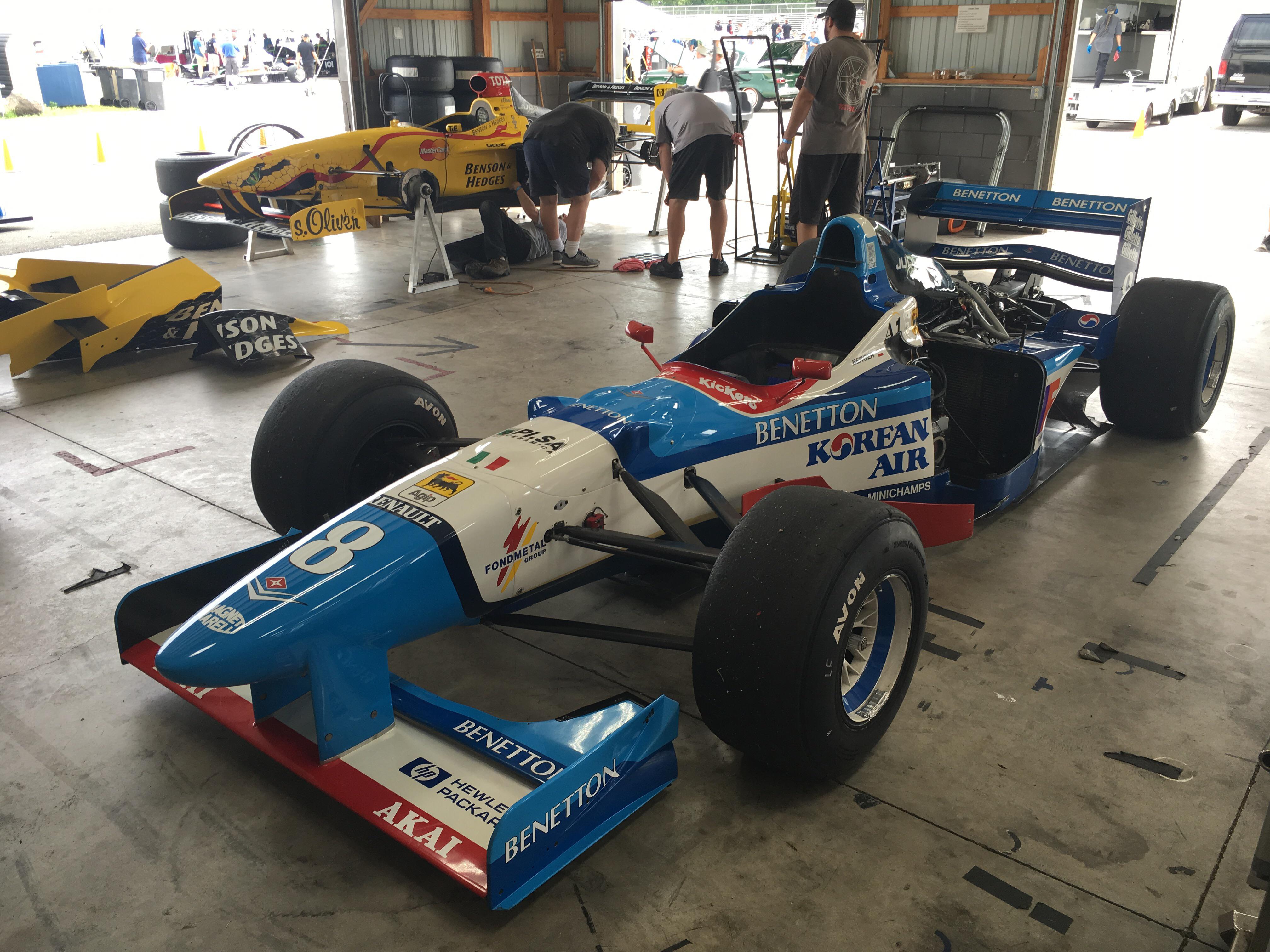 1997 Benetton On Display At Road America Last Weekend And