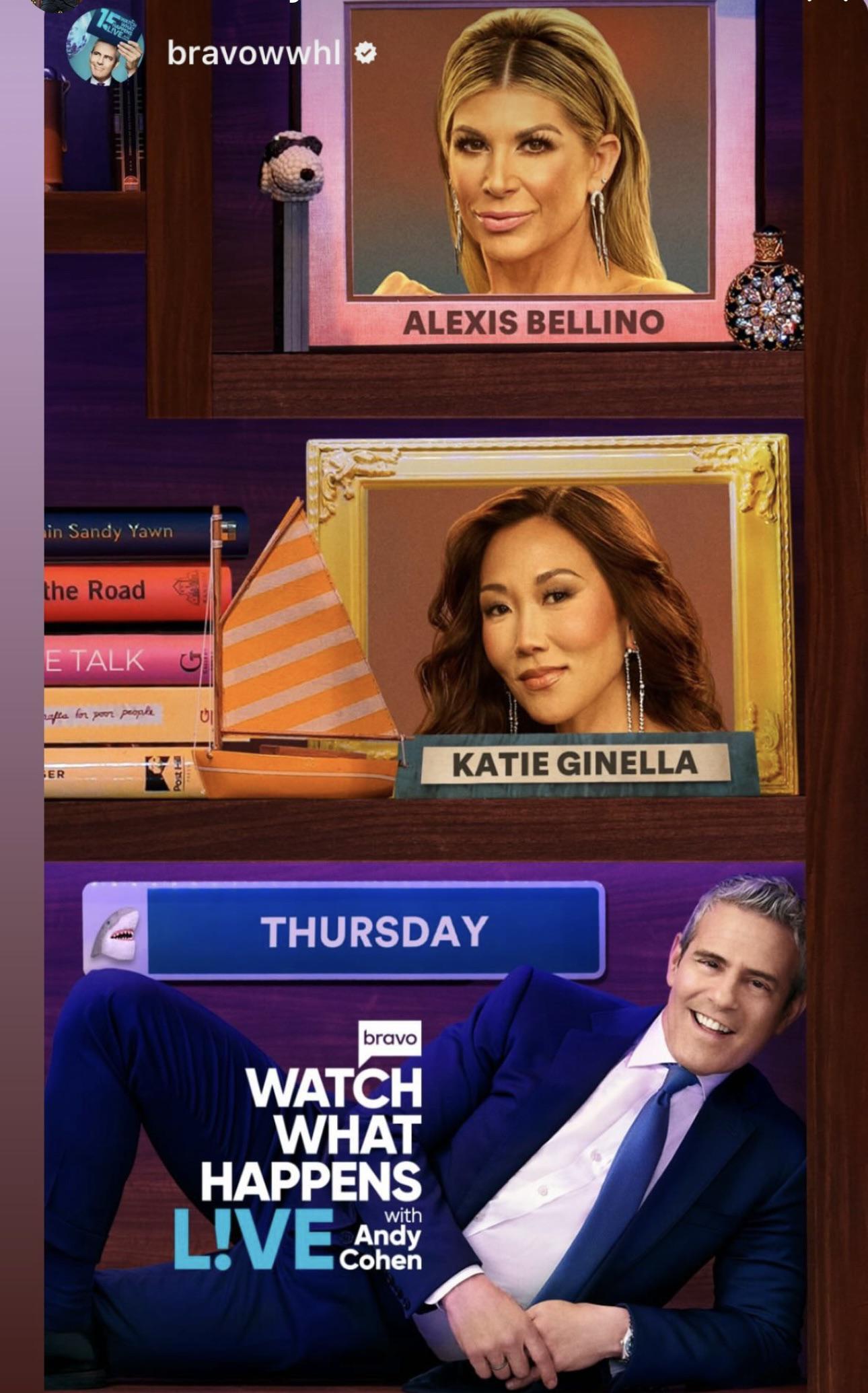 Alexis on Andy Cohen live tonight : rrealhousewives