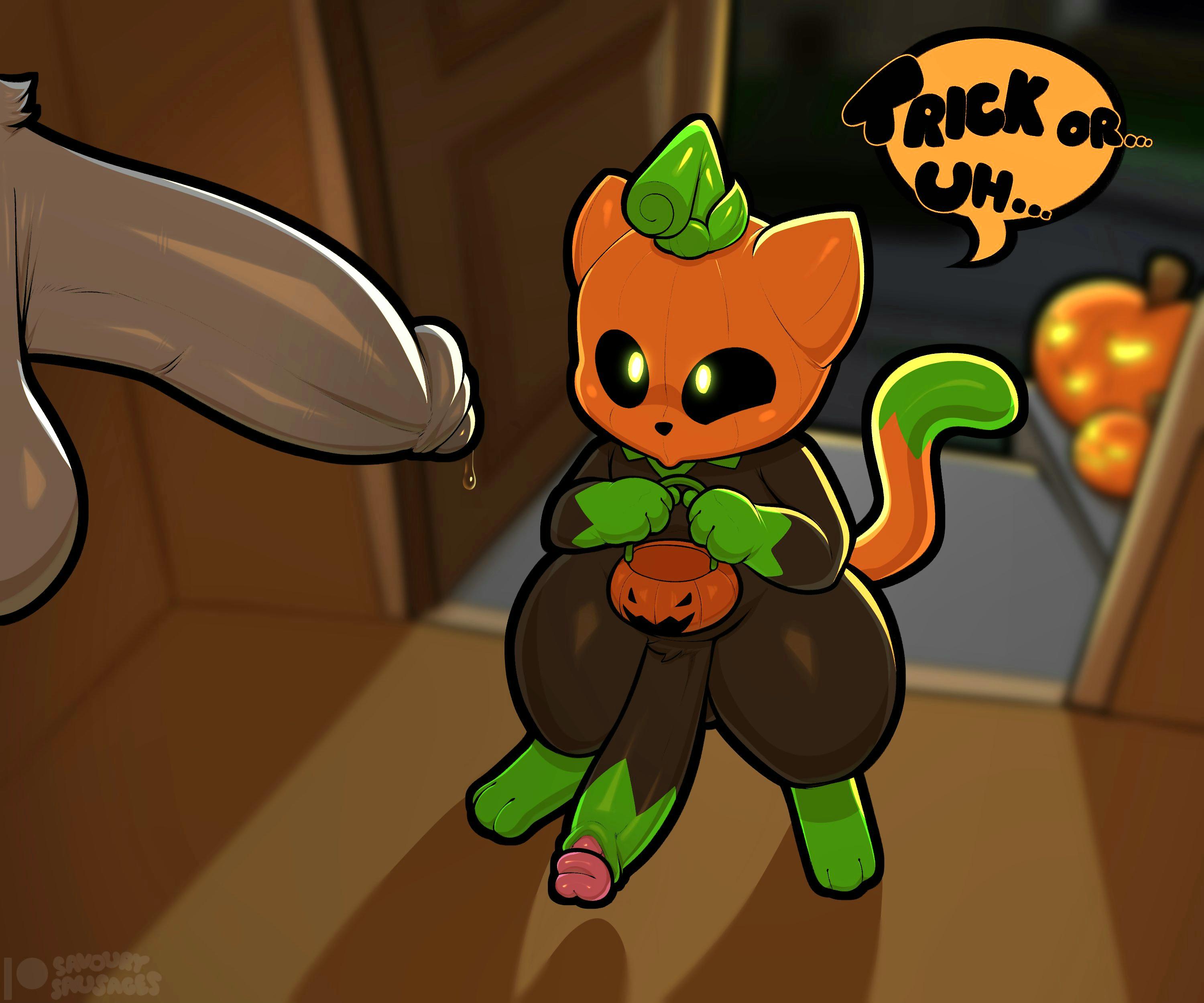 Pumpkin Cat 🎃 NSFW [MM](SavourySausages) : rgfur