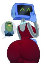 Karen And Sheldon Plankton PostBlue98 Spongebob