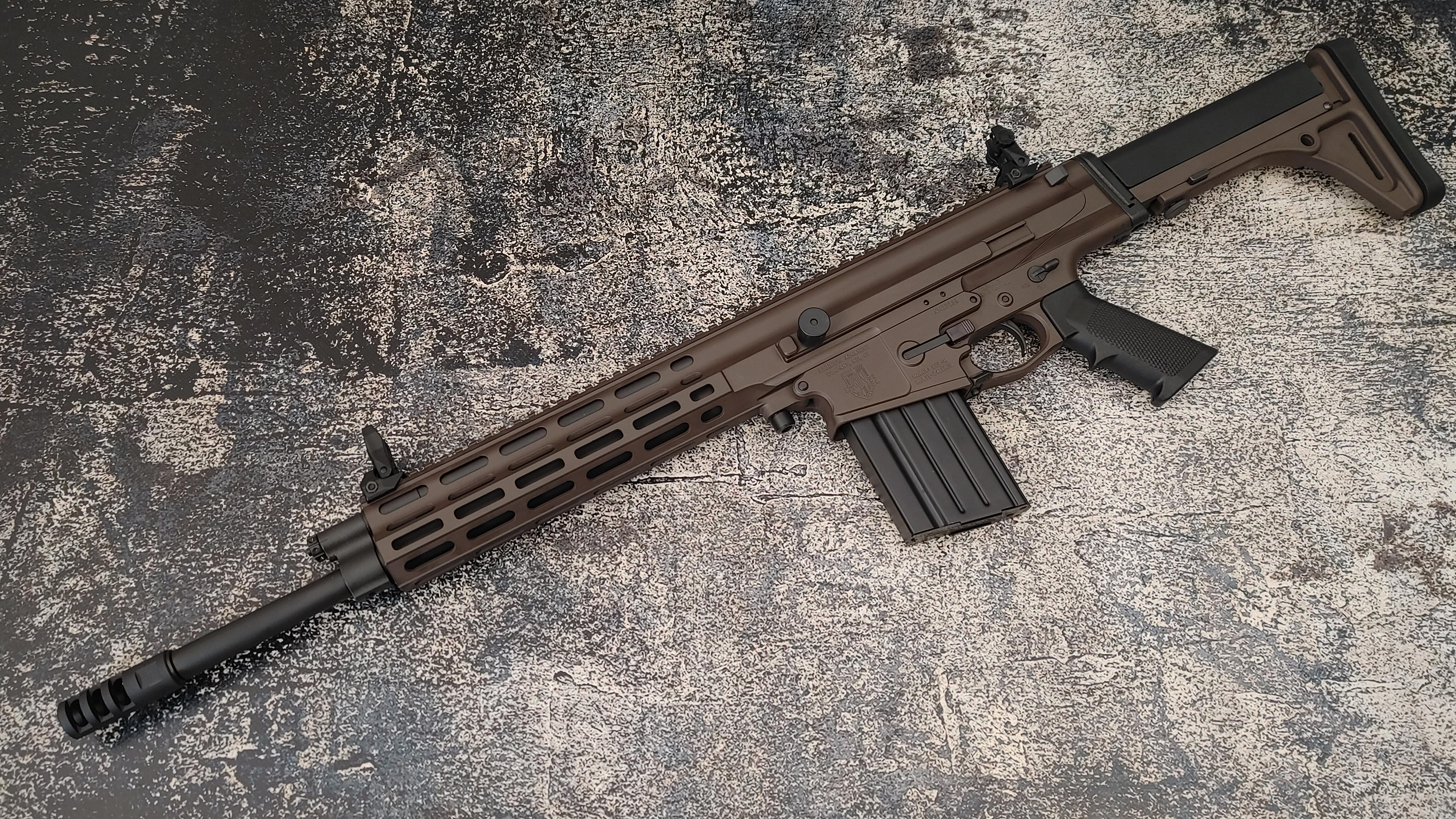 Robinson XCR-M Competition in .308 with 16 Barrel in Cerakote Vortex  Bronze : rGunPorn