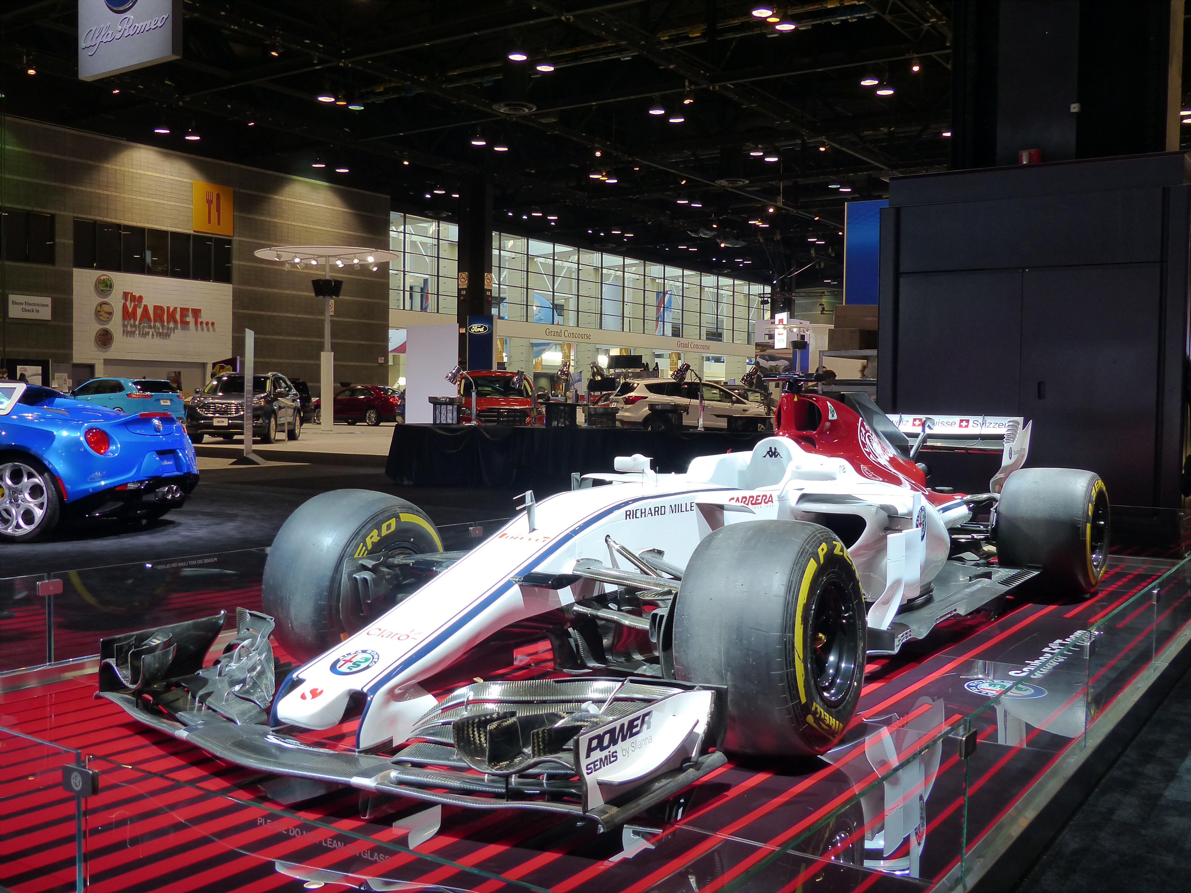 Alfa Romeo Sauber F1 Car At The Chicago Auto Show Chicago