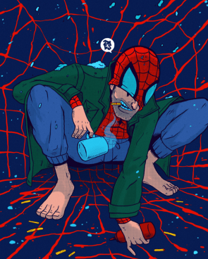Peter B. Parker Todd McFarlane homage