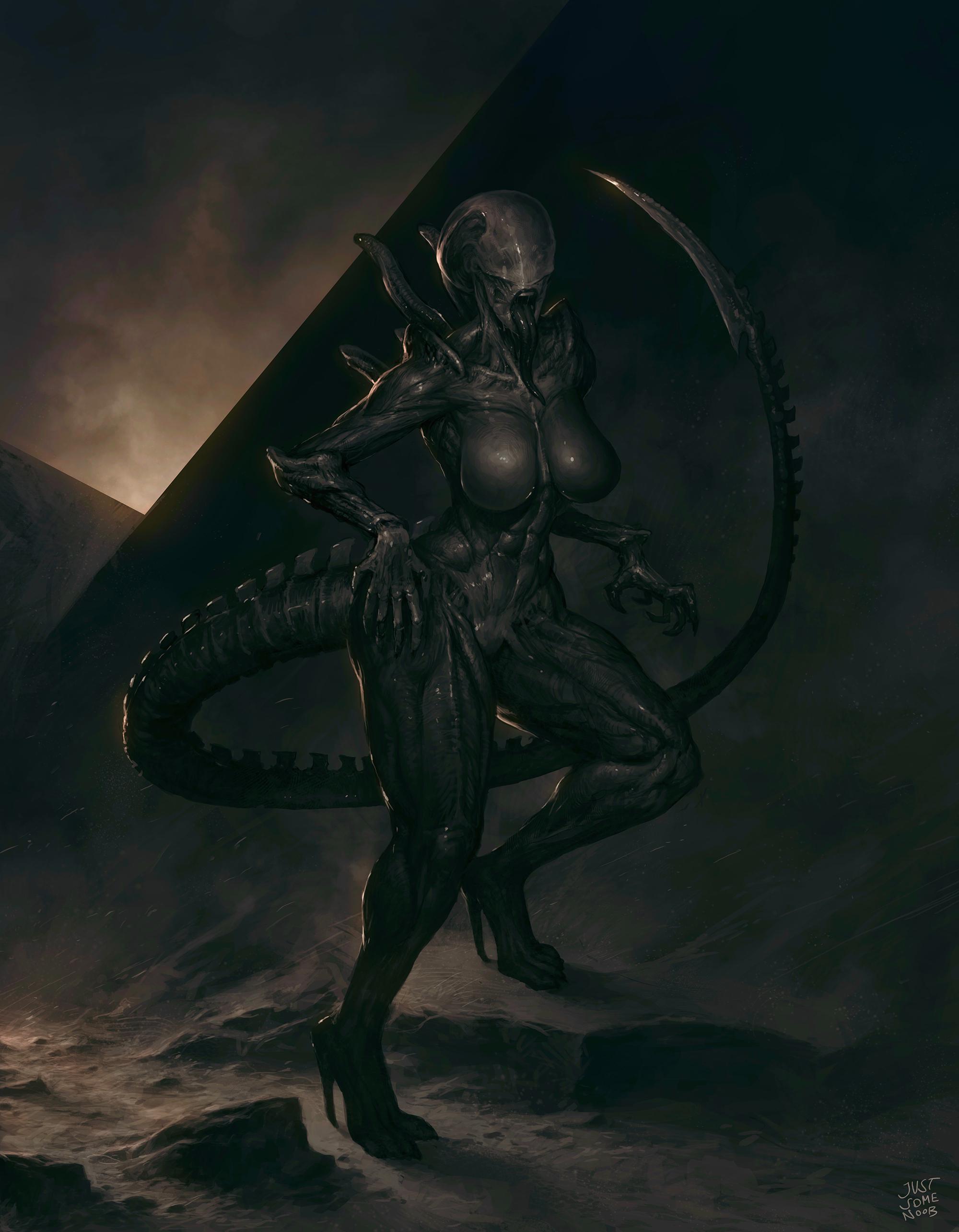 alien (franchise), female xenomorph, xenomorph, xenomorph queen, nanodude78  