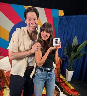 Alison and Ike Barinholtz on the “Funny You Ask” podcast, Aug 2026