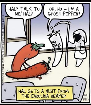 It’s a little chili in the afterlife