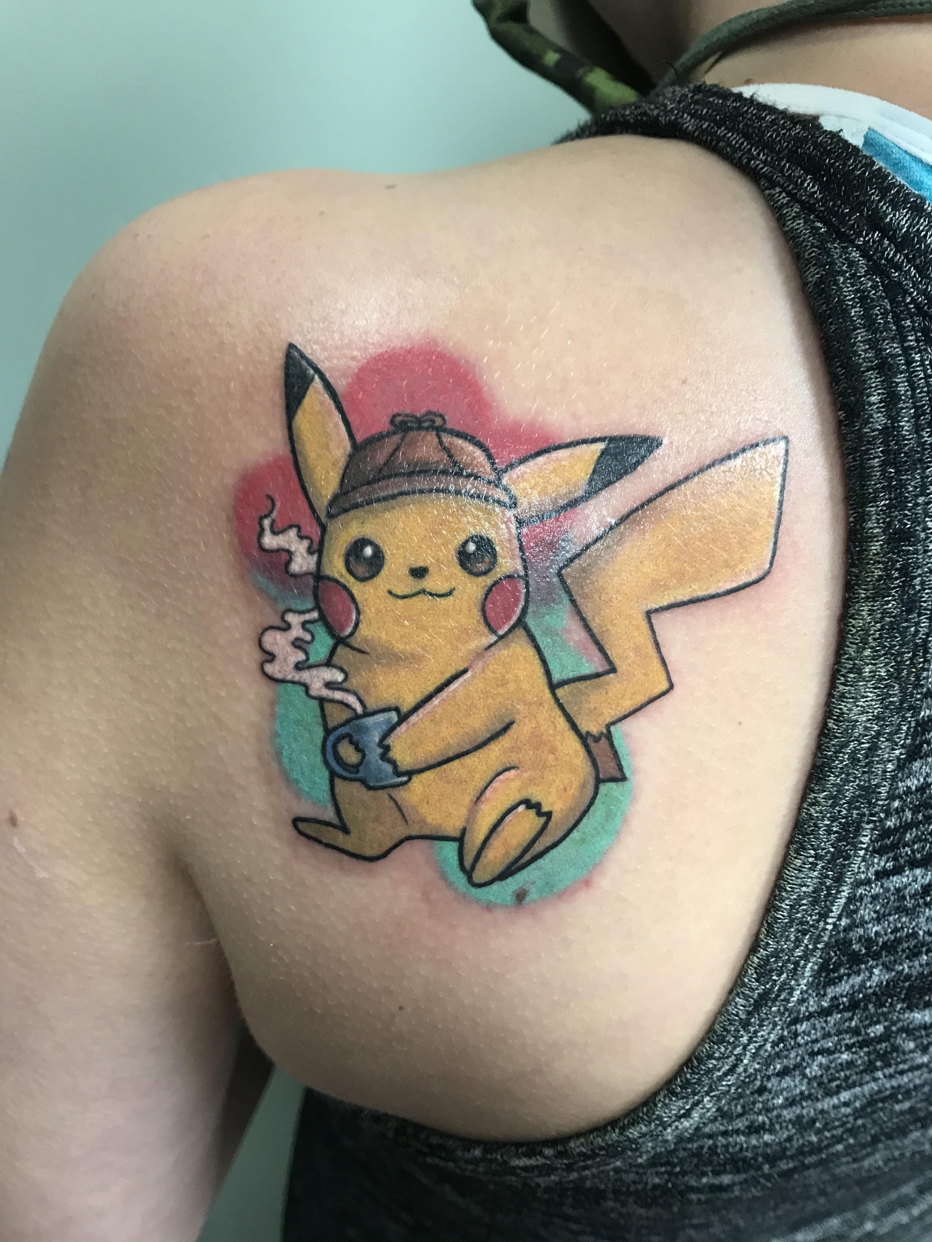 I Got To Tattoo This Good Boy Detective Today 🕵️♂️ : R/Detectivepikachu 4032_x_3024_jpg