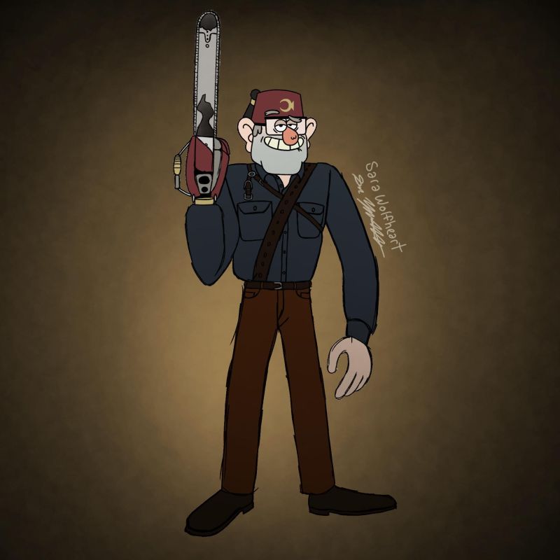 Evil Stan R Gravityfalls - Retina Dark Illustrations for Desktop