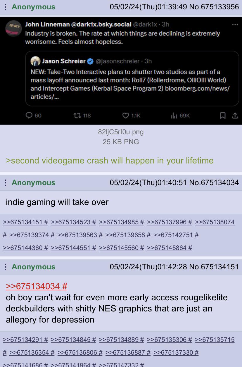 Anon dont like indie games. : r4chan