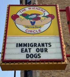The Wieners Circle in Chicago.