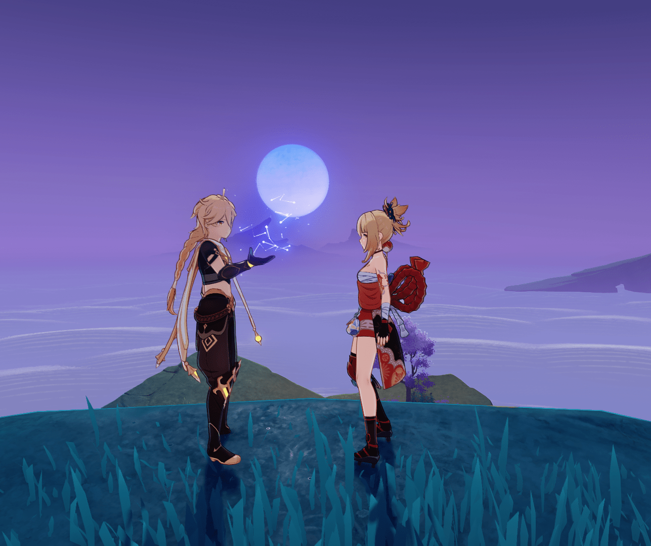 Aether x Yoimiya images I took, with my friend in Silken Courtyard. I will  go down with this ship. : r/Yoimiya_Mains