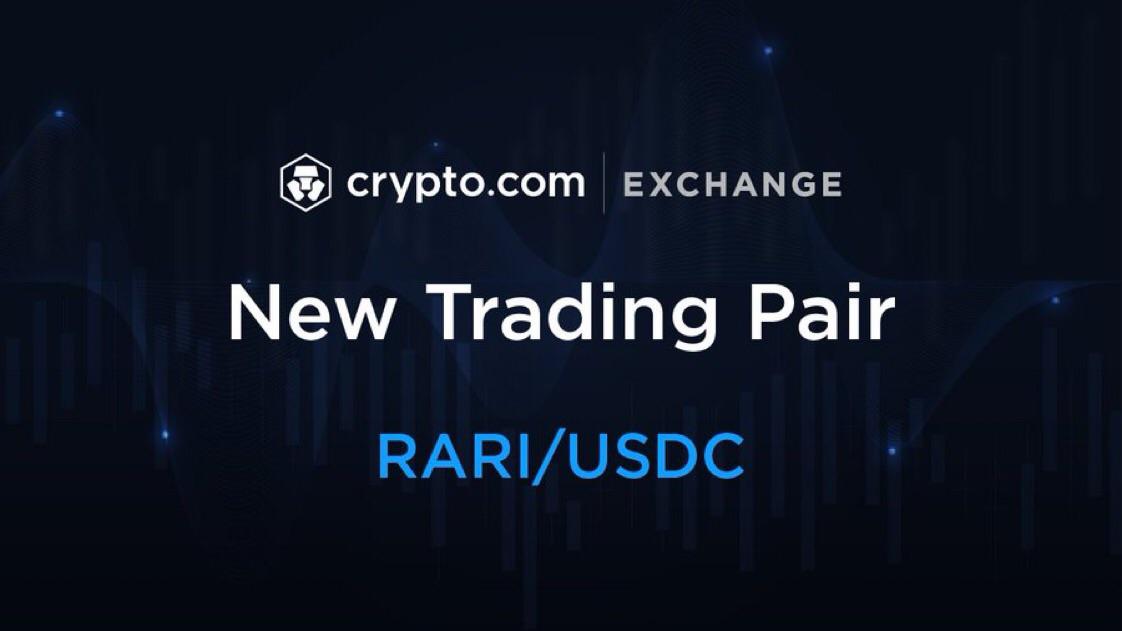 9 years ago need a quick quality logo? RARI/USDC trading pair is now available in the Crypto.com