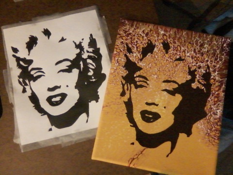 template and painting stencils