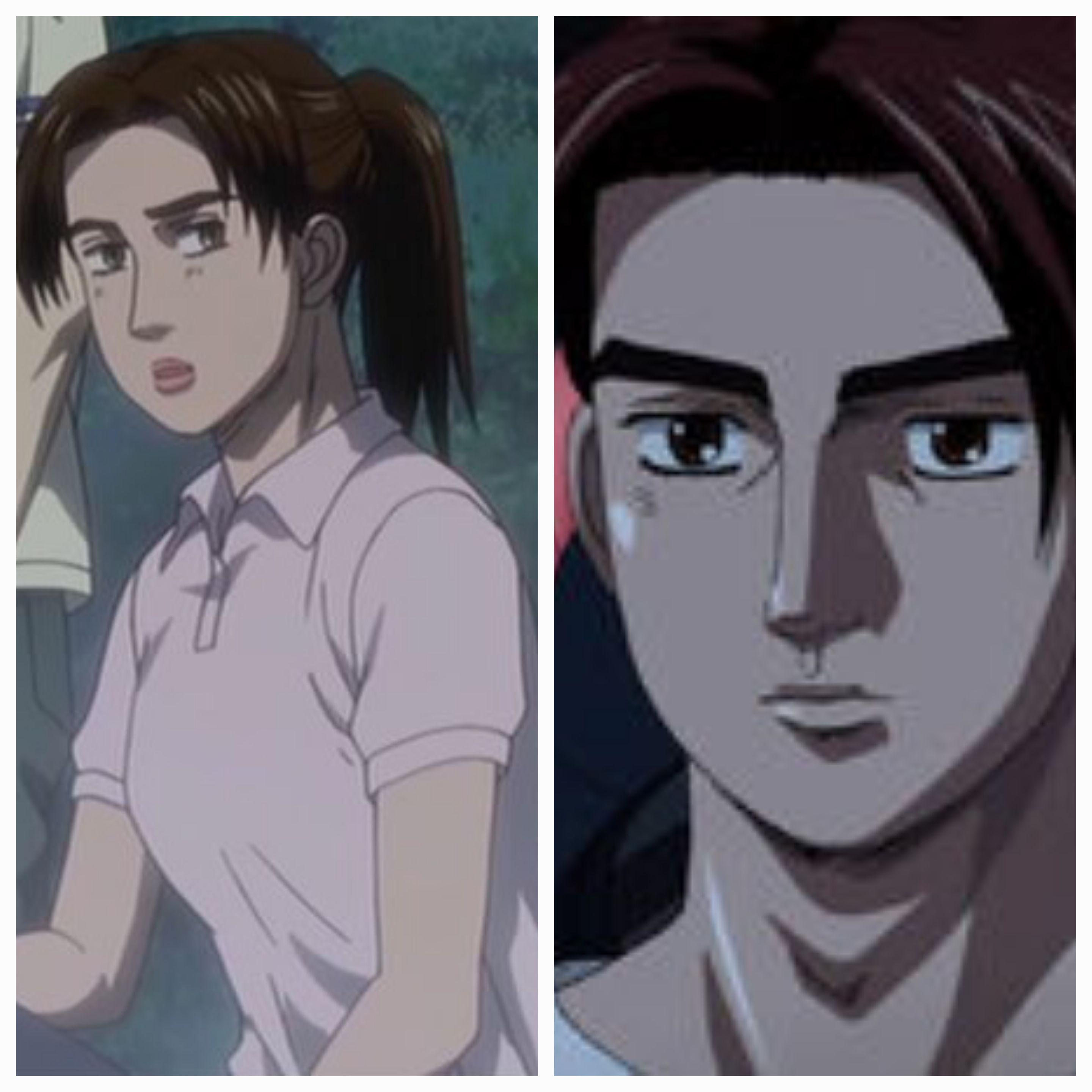 Most of)the girls in initial d are just crossdressing takumitakumi with a wig, change my mind : rinitiald