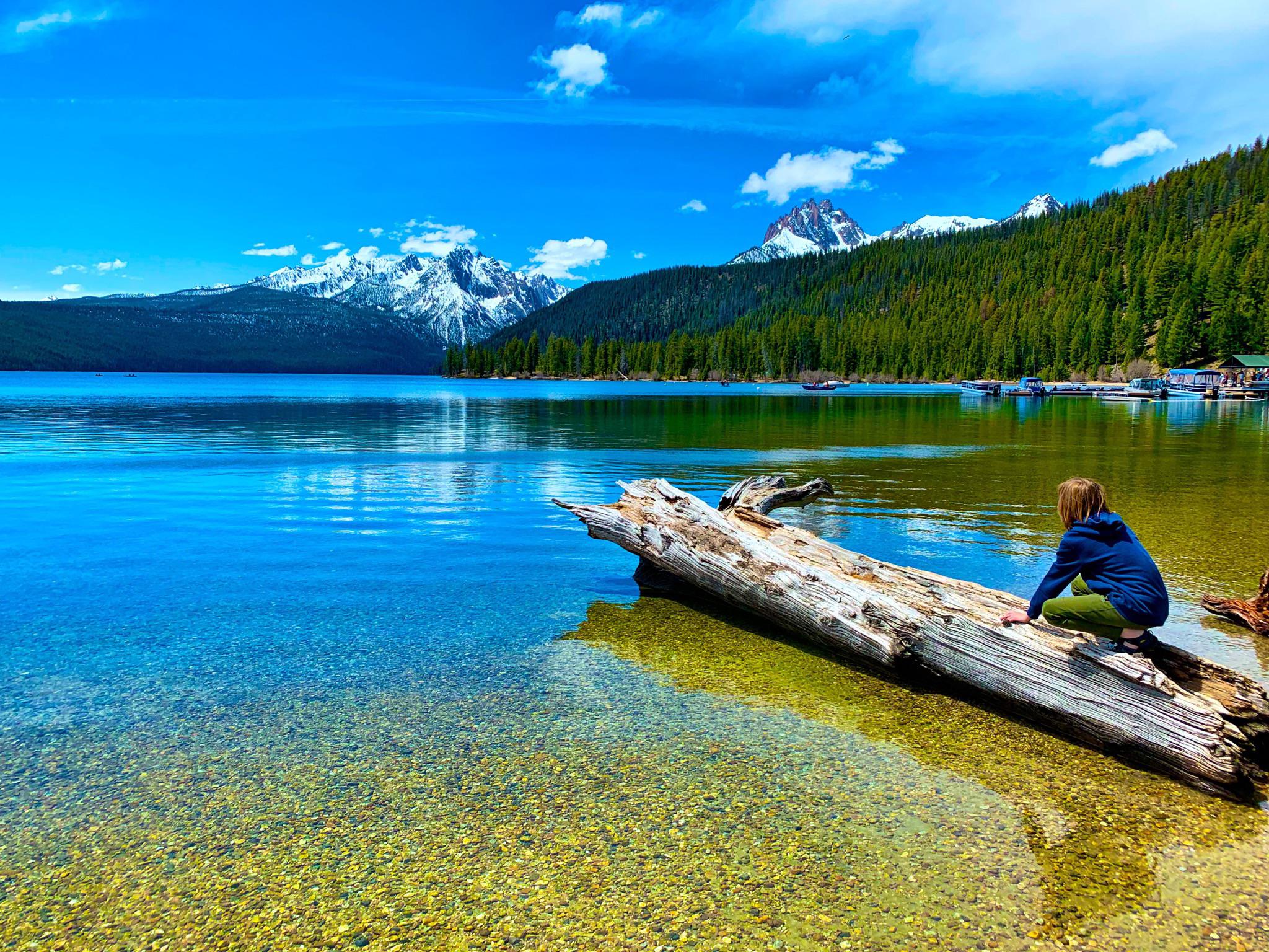 Trails end. Redfish Lake, Stanley, Idaho, USA travel and rhum
