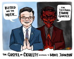 How’s this going to play out at the pearly gates, MAGA Mike?