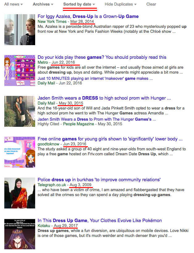 Thanks Google That S Exactly How Sorting By Date Works Softwaregore