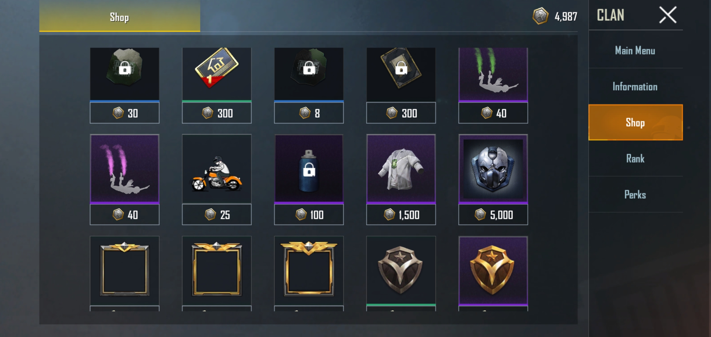 Need Help Pleting Full Closet Iv Can I Join Your Clan To Plete This Set Of Clan Shirt I Believe There Are 10 But I Ve Got Just 7 Pubgmobile Ad Find and Compare La Shirt online.