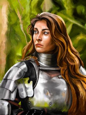 Digital Lady Knight study