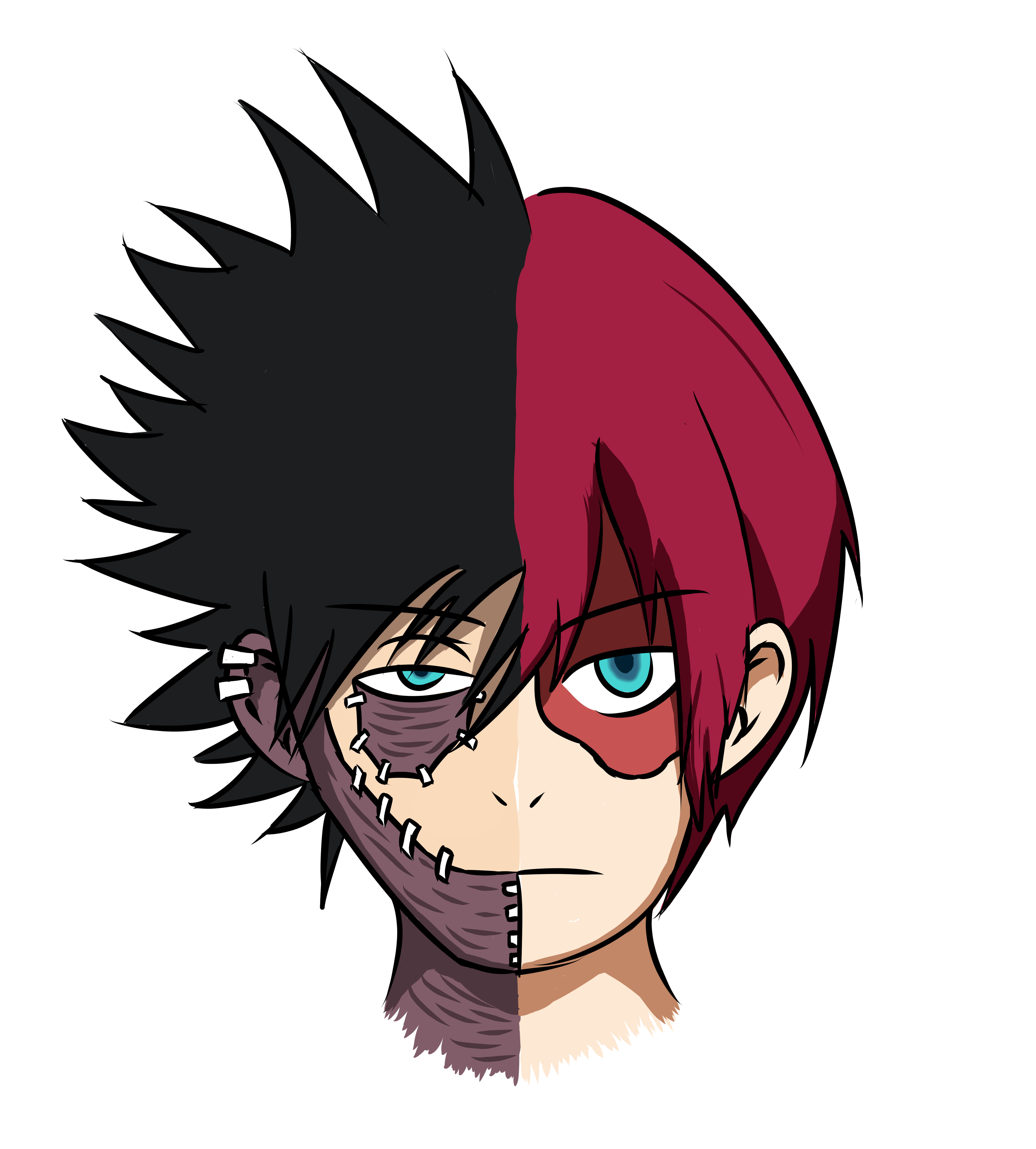 Dabi and Todoroki : rBokuNoHeroAcademia
