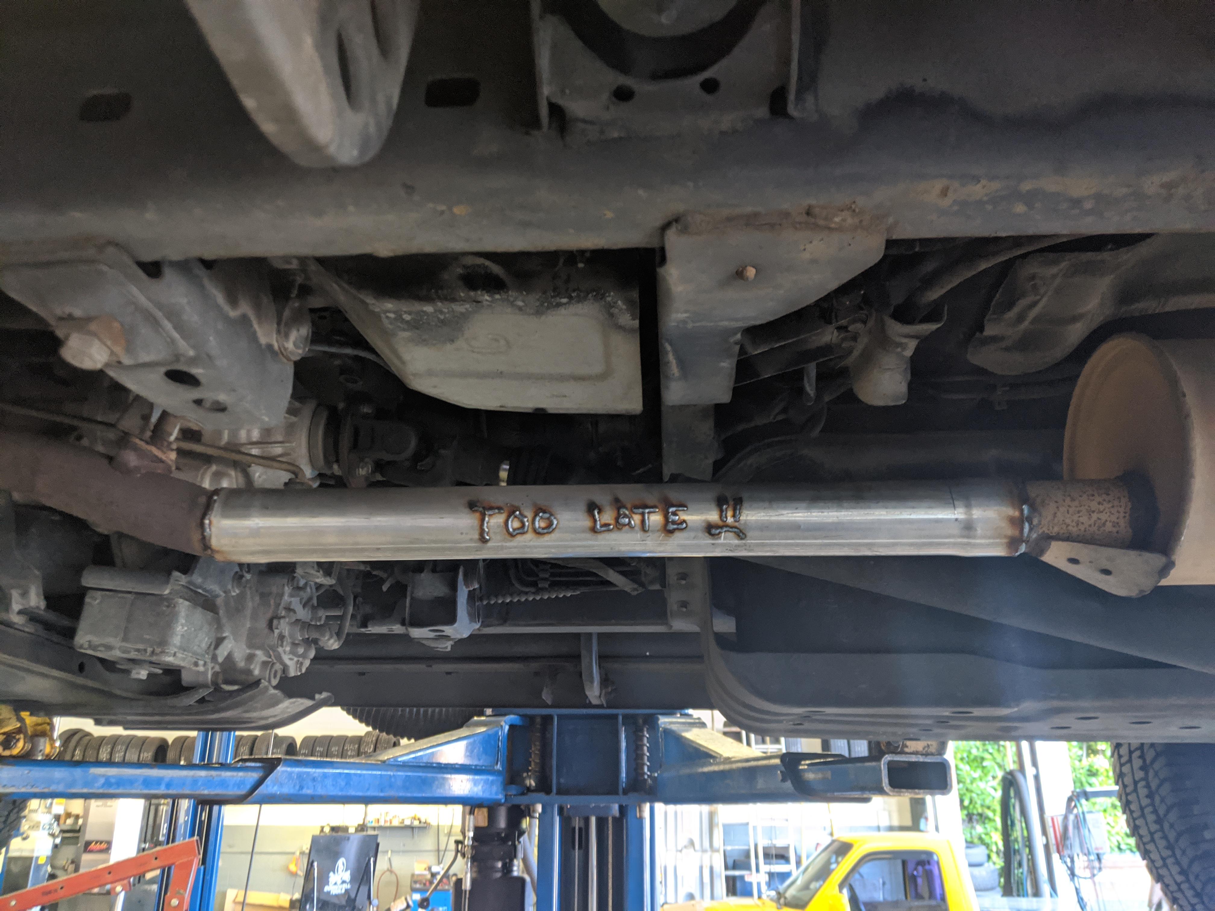 Skid plate and catalytic converter protection