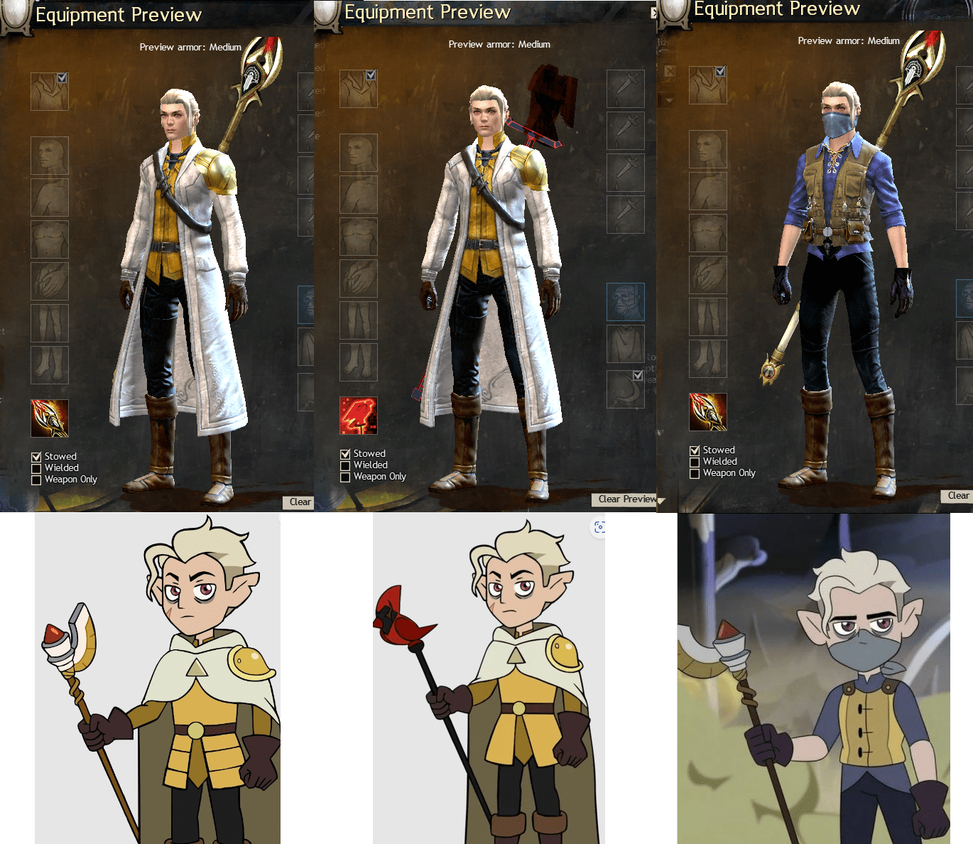 Made hunter from The Owl House show as a Halloween cosplay : r/Guildwars2