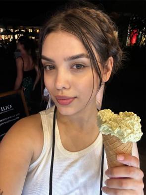 My happy face when I’m eating ice cream