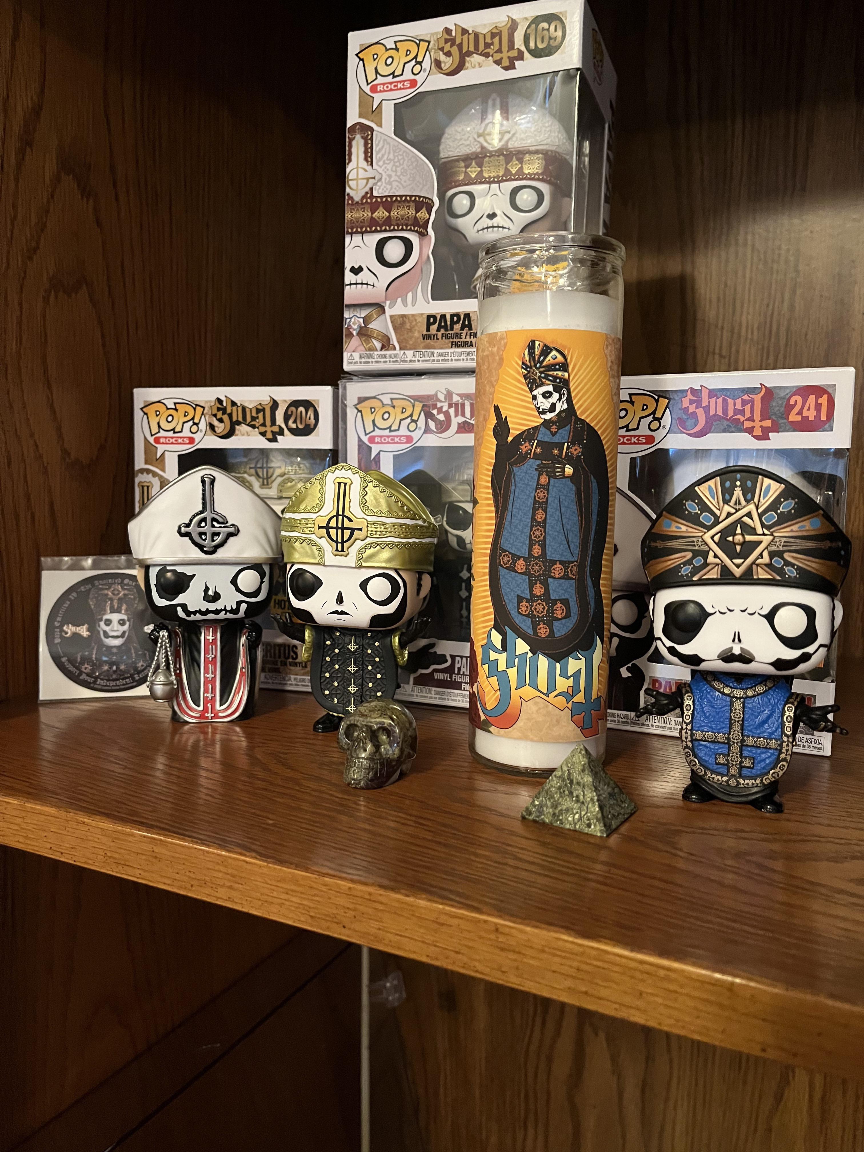 Many thanks to u/xxgeekchickxx for this amazing papa prayer candle. nemA!!!  : r/Ghostbc