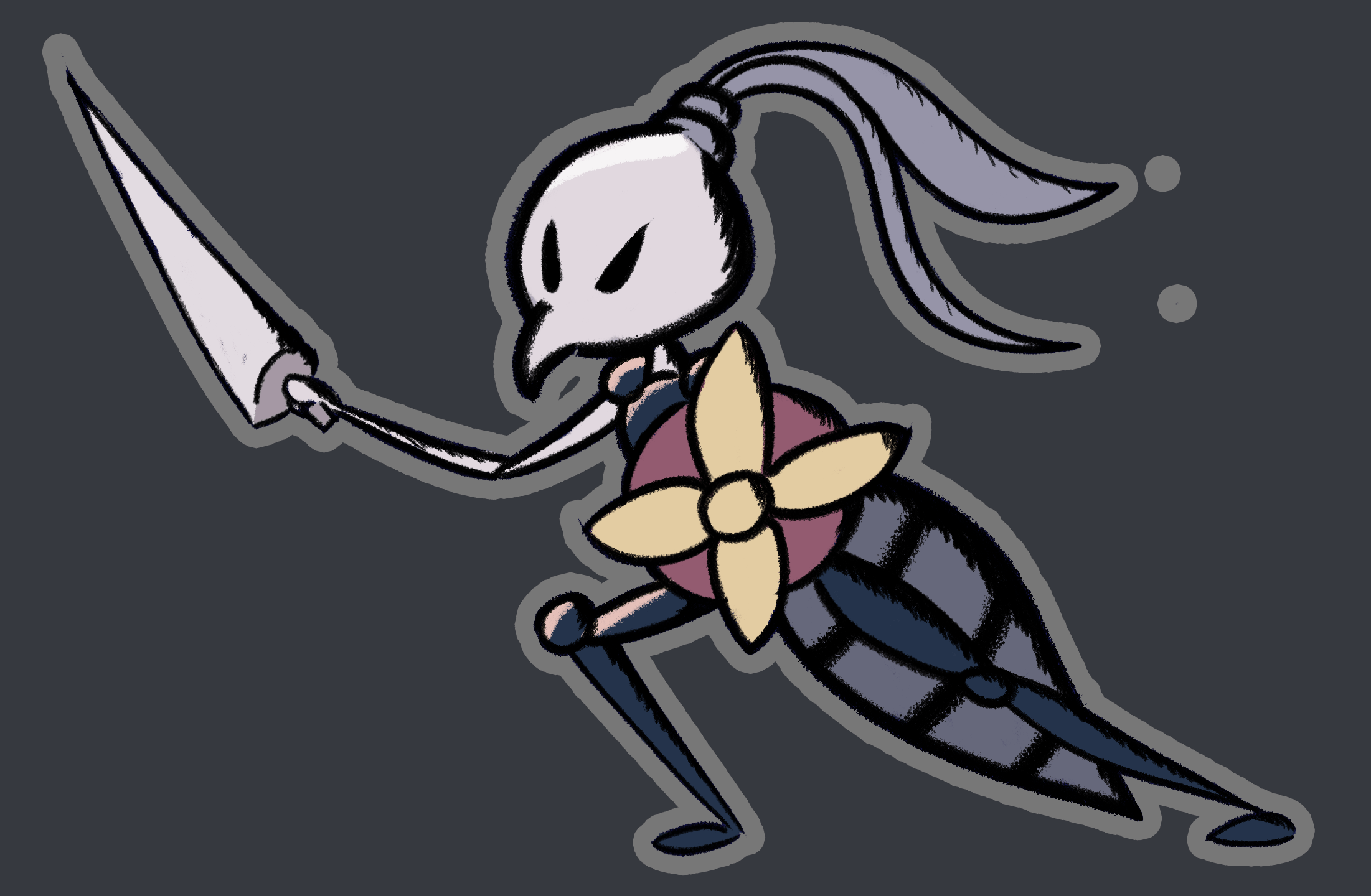 I drew Iselda before she met Cornelius : rHollowKnight.