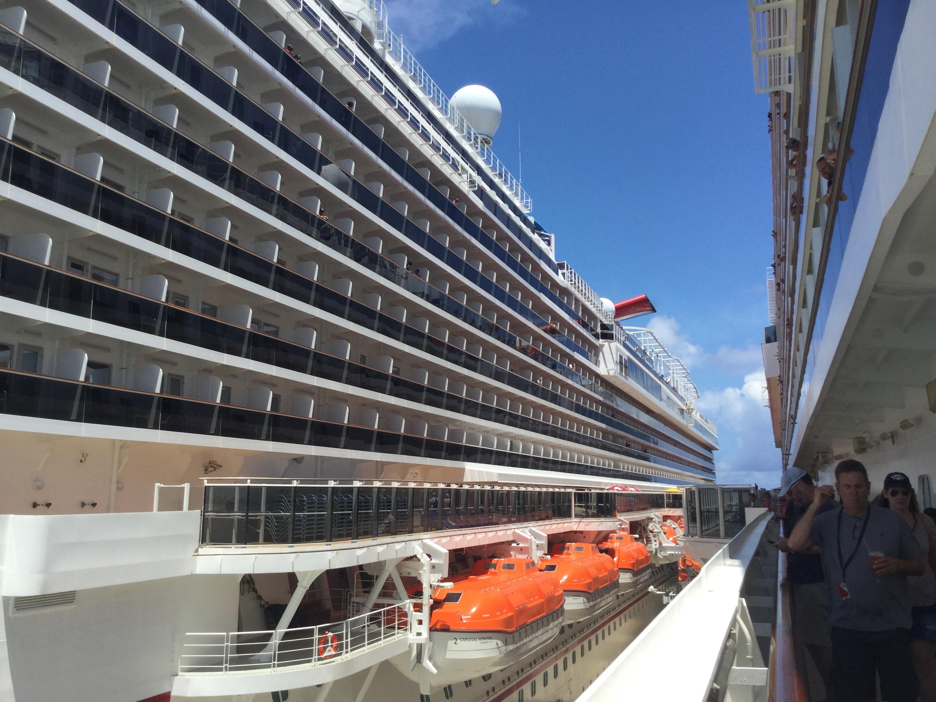 Carnival Horizon At Grand Turk Taken From Deck 5 Carnival