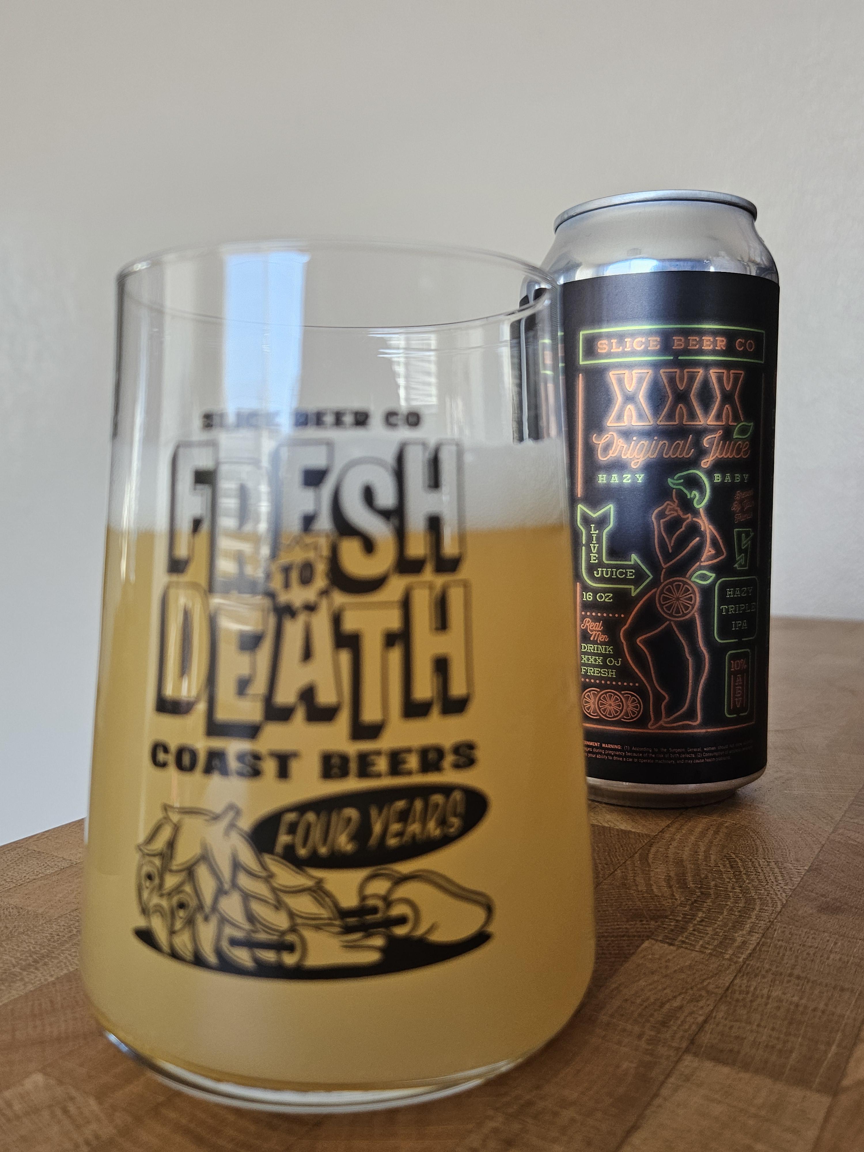 XXXOJ by Slice Beer Co in Lincoln, CA. One of my current Mt. Rushmore beers  and one of my few 5 star beers on Untappd. : rCraftBeer