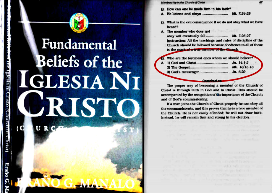 Inc Manalista Beliefs In A Nutshell Three Tier Structure Exiglesianicristo