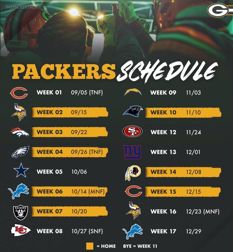 Packers Game Time Next Week Find Out Here 