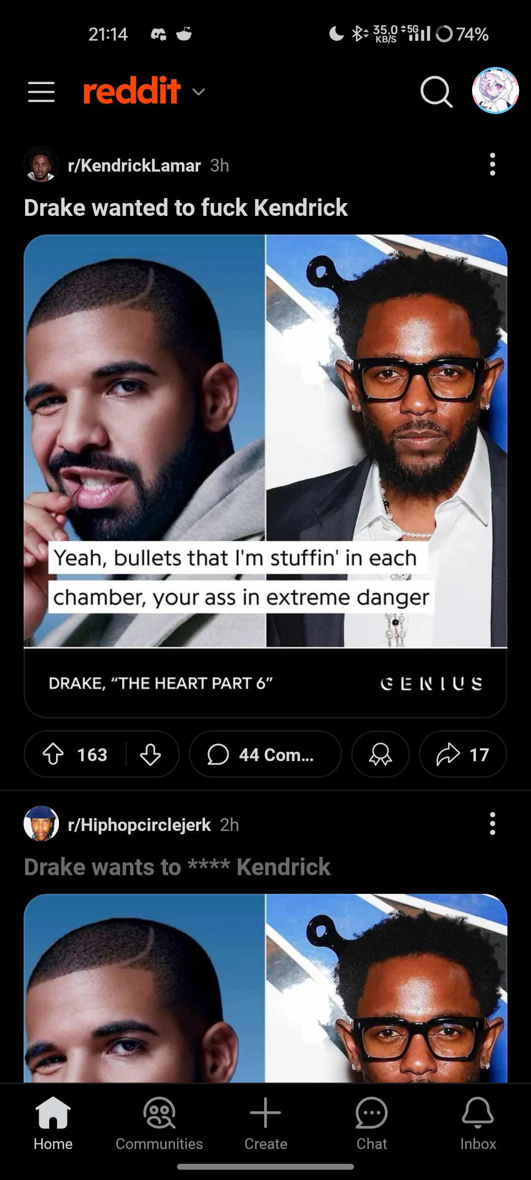 Drake wants to **** Kendrick : rHiphopcirclejerk