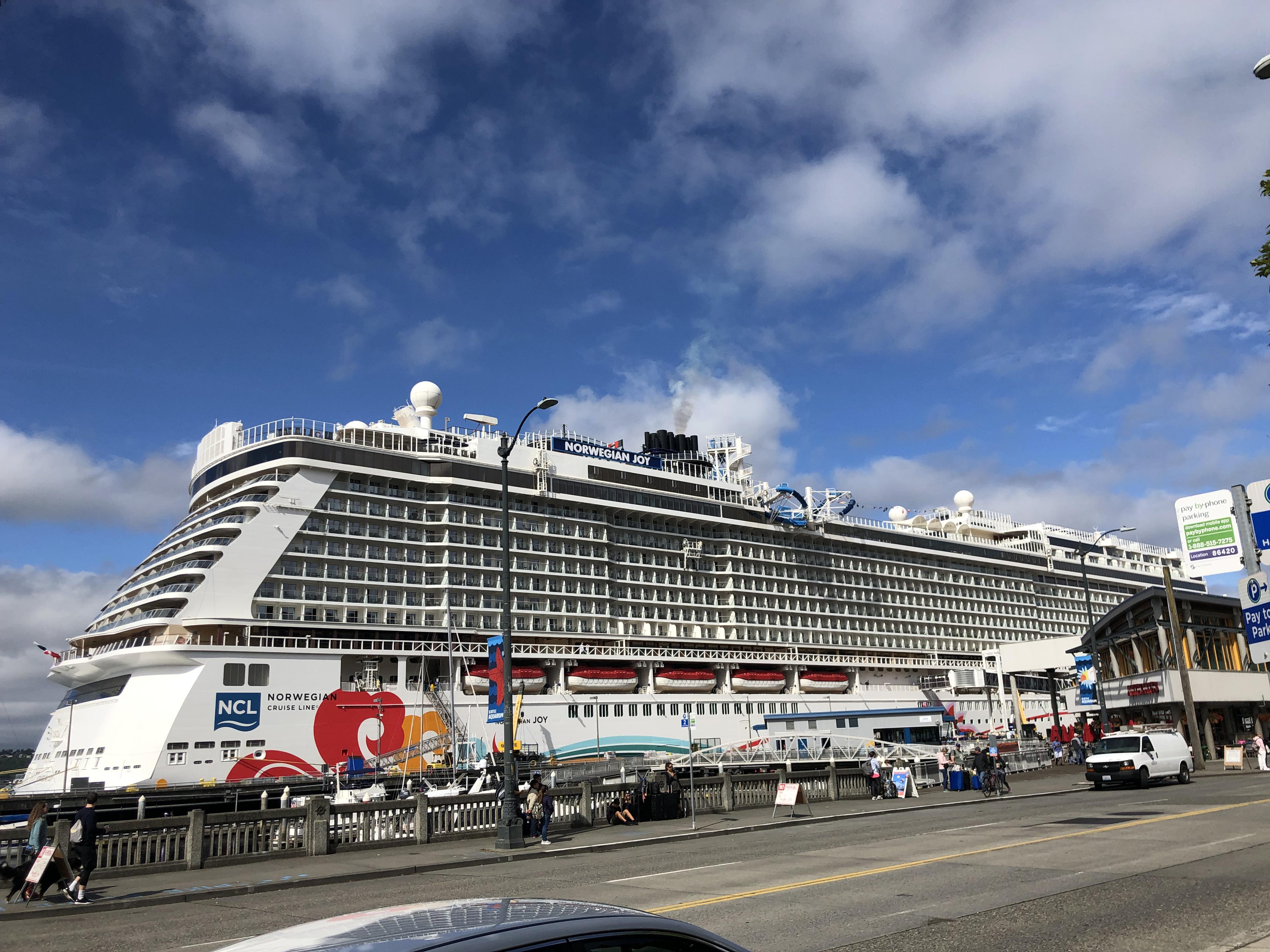 Not On This Ship But Norwegian Joy Before It Departs To