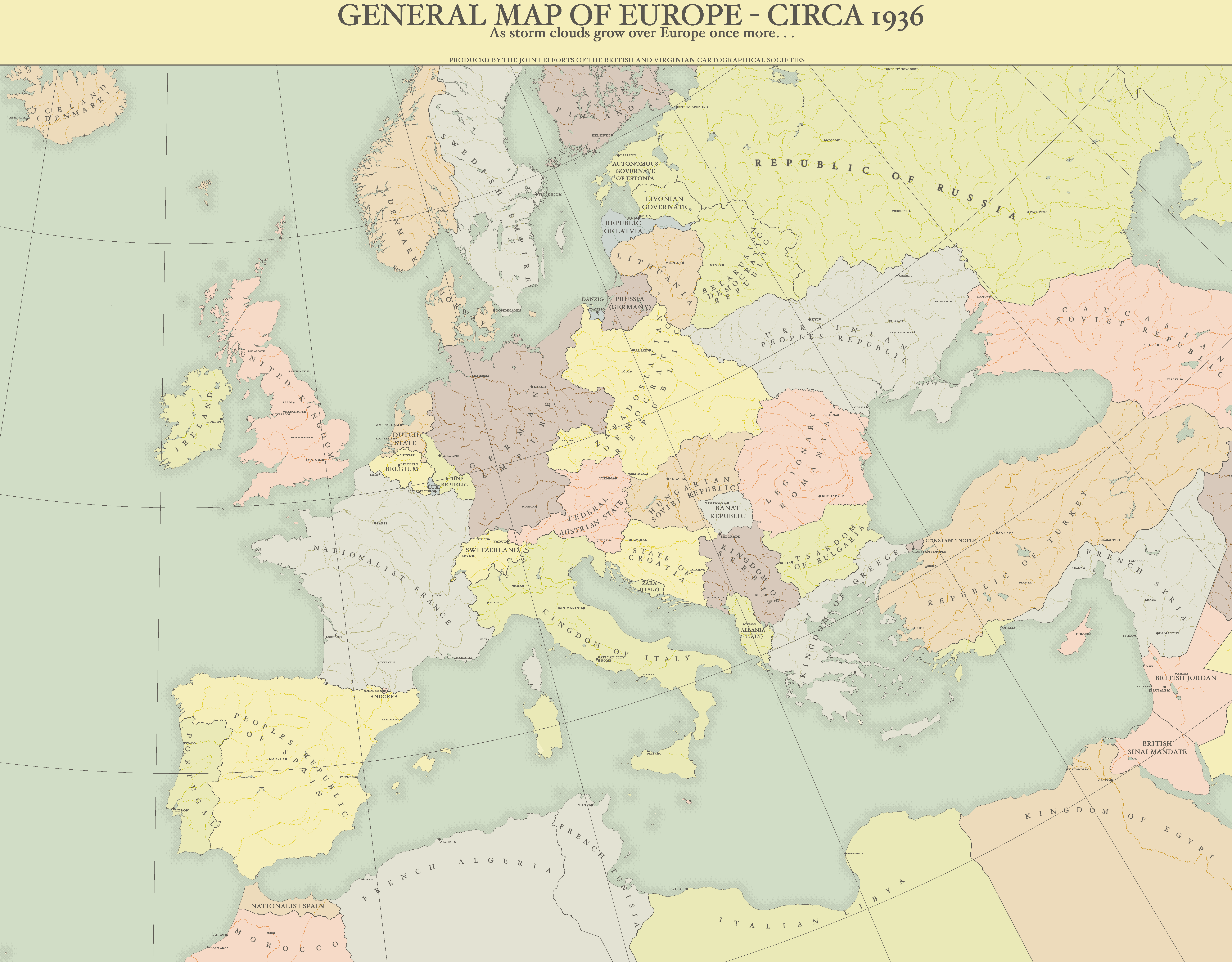 Europe 1936 