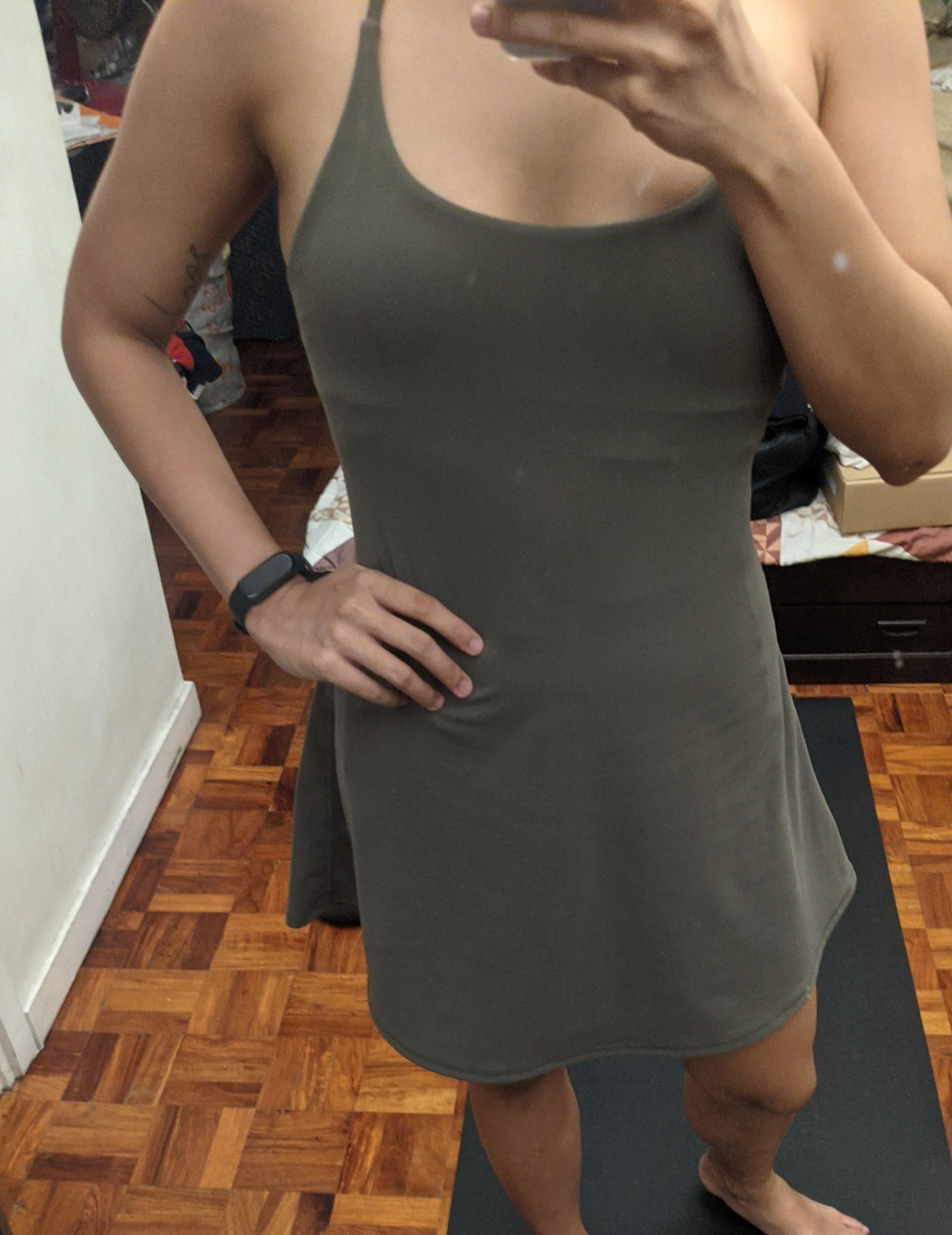 Tried doing things with the halara dress