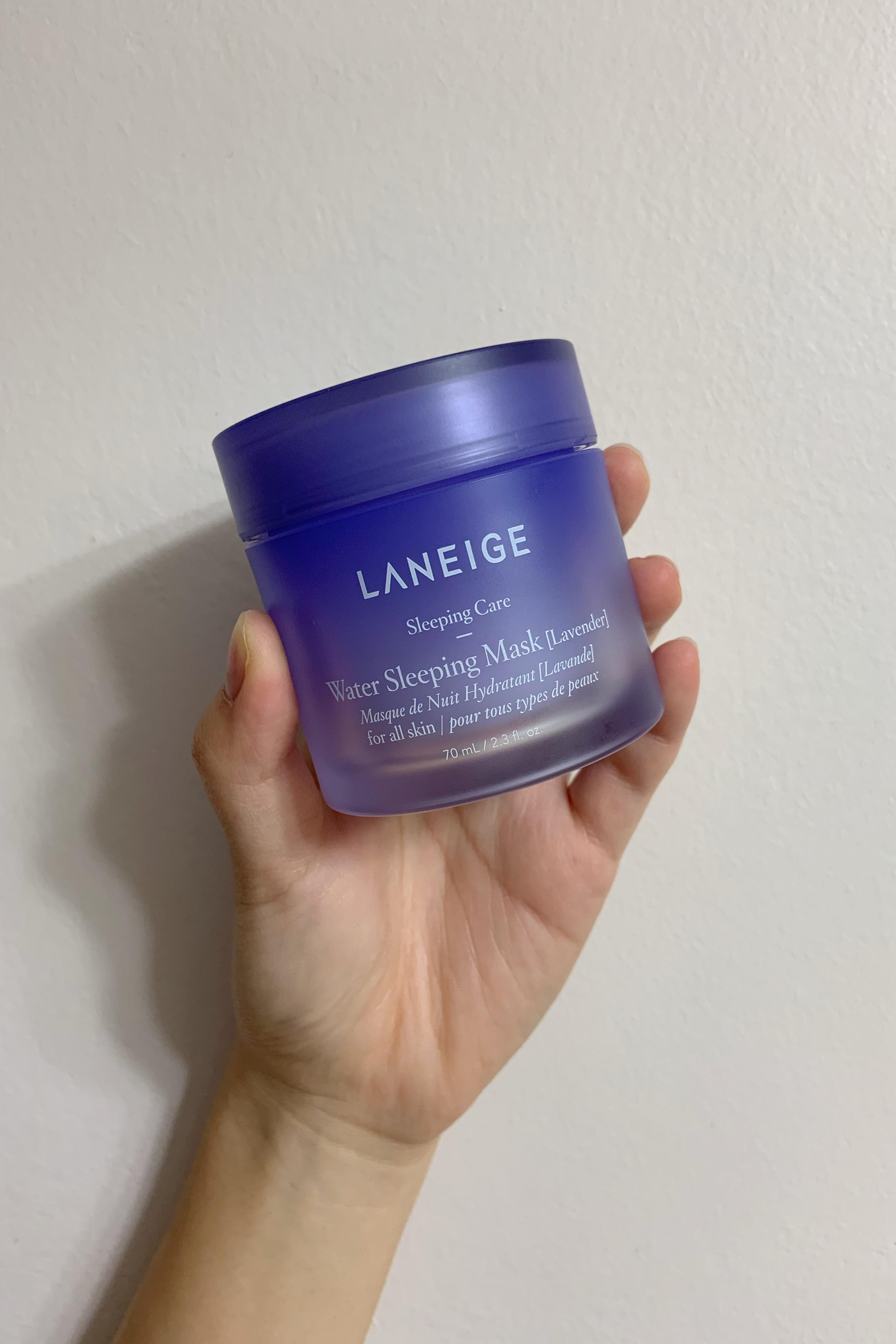 How to use lip sleeping mask. Review Laneige Water Sleeping Mask Lavender Asianbeauty