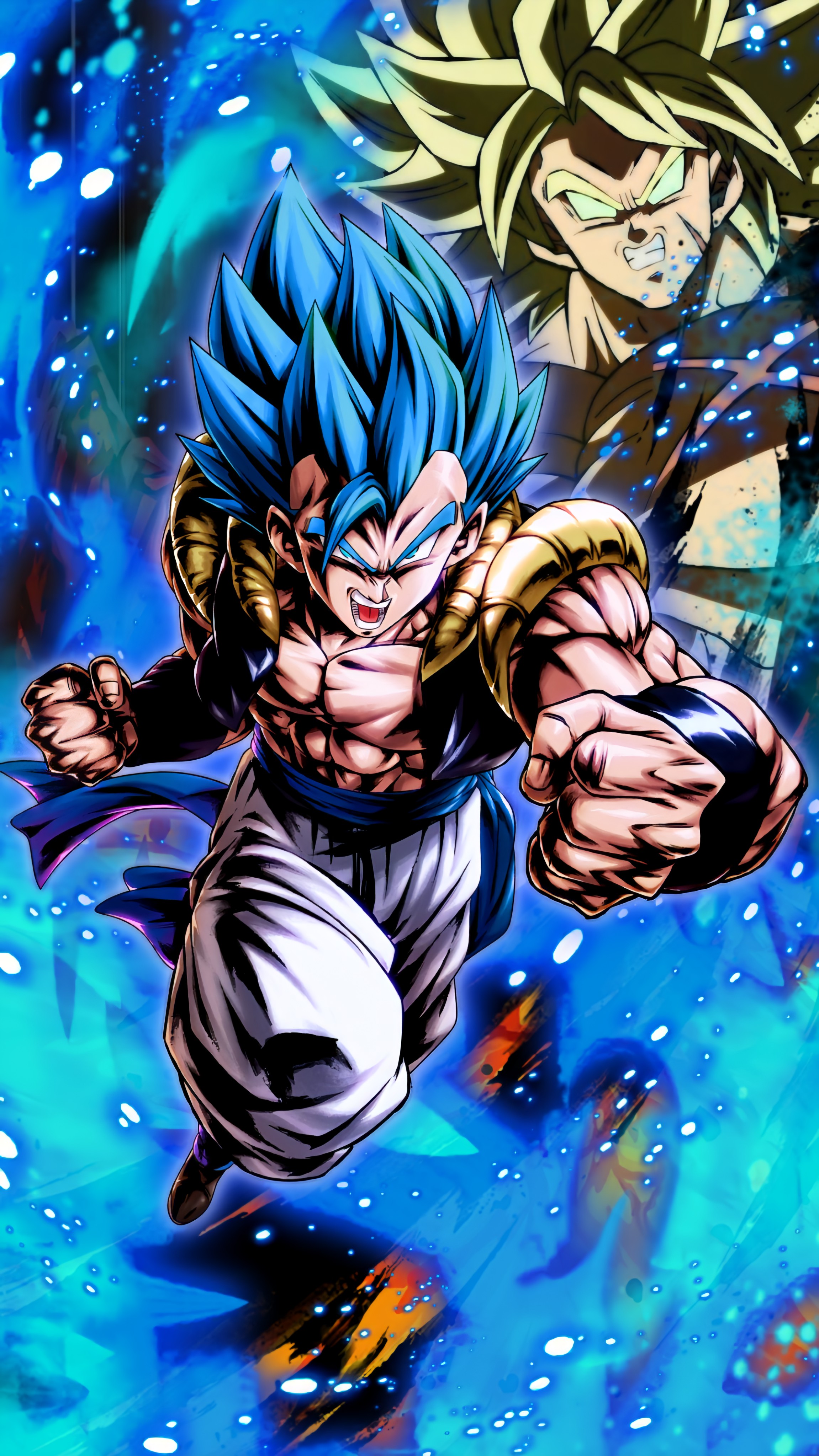 Gogeta blue!!!! took me an incredible amount of time to do it, but i'm pretty glad with the